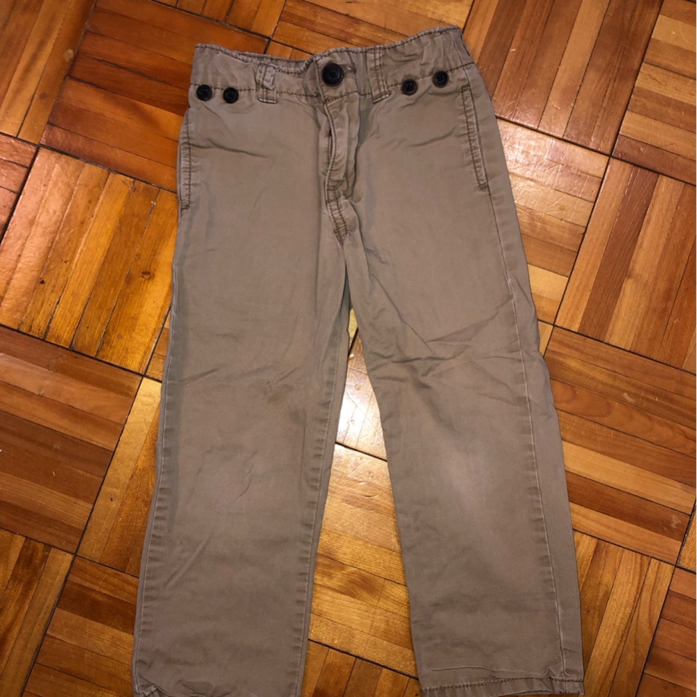OshKosh B'gosh Tan Casual Bottoms with Straight Leg Design